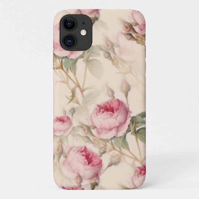 Beautiful Vintage Floral Case-Mate iPhone Case (Back)