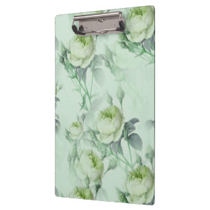 Beautiful Vintage Floral Clipboard