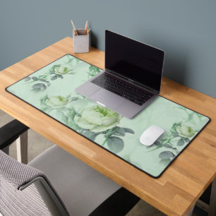 Beautiful Vintage Floral Desk Mat