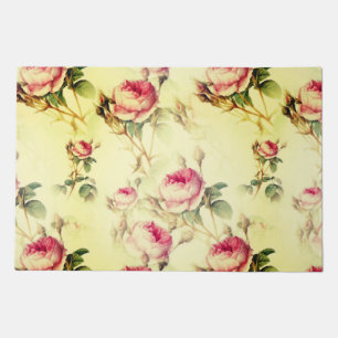 Beautiful Vintage Floral Doormat