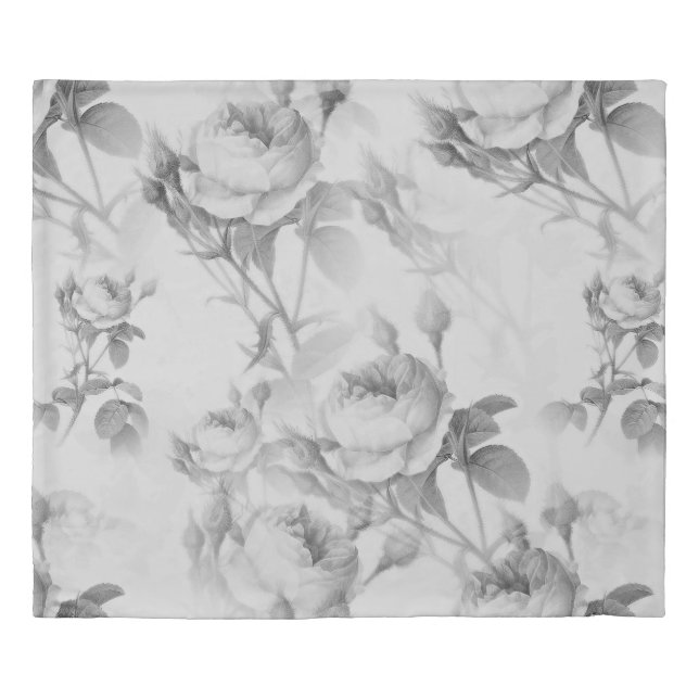 Beautiful Vintage Floral Duvet Cover (Front)