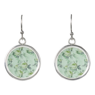 Beautiful Vintage Floral Earrings