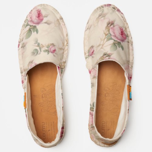 Beautiful Vintage Floral Espadrilles