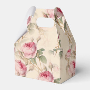 Beautiful Vintage Floral Favor Boxes