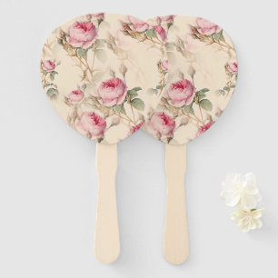 Beautiful Vintage Floral Hand Fan