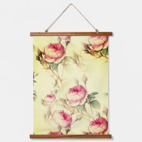 Beautiful Vintage Floral Hanging Tapestry