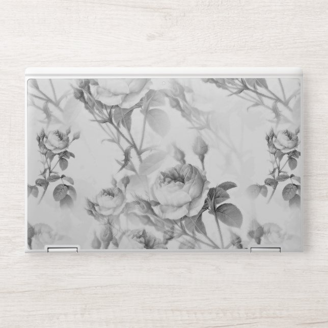 Beautiful Vintage Floral HP Laptop Skin (Front)
