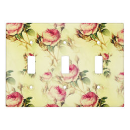 Beautiful Vintage Floral Light Switch Cover