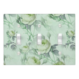 Beautiful Vintage Floral Light Switch Cover