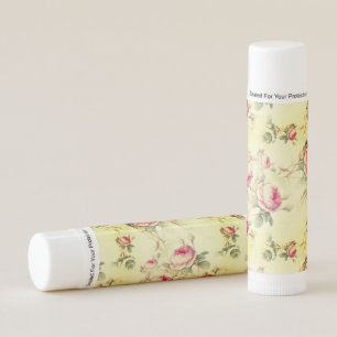 Beautiful Vintage Floral Lip Balm