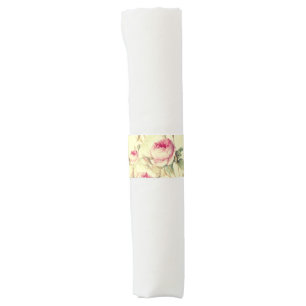 Beautiful Vintage Floral Napkin Bands