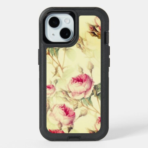 Beautiful Vintage Floral iPhone 15 Case