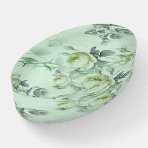 Beautiful Vintage Floral Paperweight