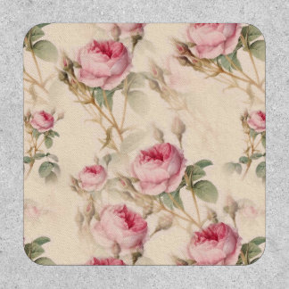 Beautiful Vintage Floral Patch