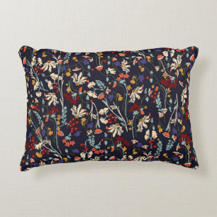 Beautiful vintage Floral pattern in the many kind Accent Pillow