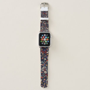 Beautiful vintage Floral pattern in the many kind  Apple Watch Band