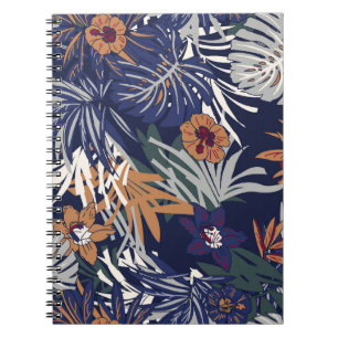 Beautiful vintage Floral pattern in the many kind Notebook