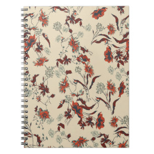 Beautiful vintage Floral pattern in the many kind Notebook