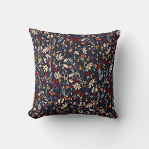 Beautiful vintage Floral pattern in the many kind Throw Pillow