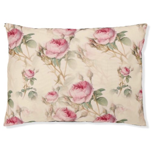 Beautiful Vintage Floral Pet Bed