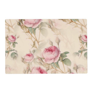 Beautiful Vintage Floral Placemat