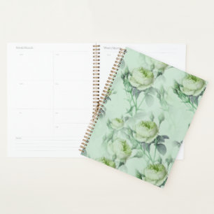 Beautiful Vintage Floral Planner