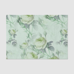 Beautiful Vintage Floral Tissue Paper