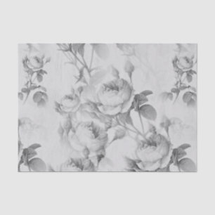 Beautiful Vintage Floral Tissue Paper
