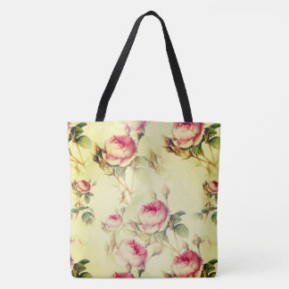 Beautiful Vintage Floral Tote Bag