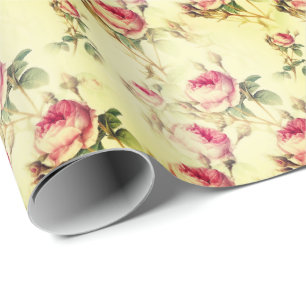 Beautiful Vintage Floral Wrapping Paper