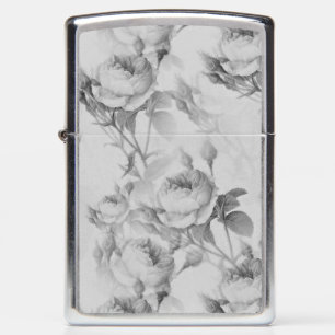Beautiful Vintage Floral Zippo Lighter