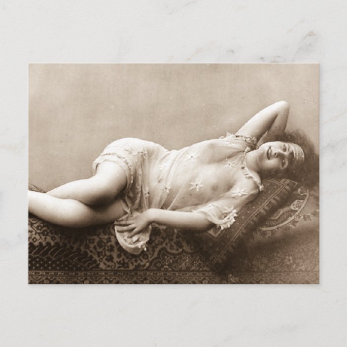 Beautiful Vintage French Risque Postcard Zazzle Com