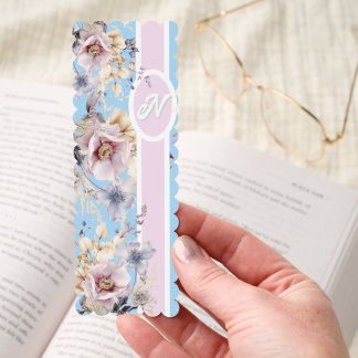 Beautiful Vintage Garden Floral Bookmark