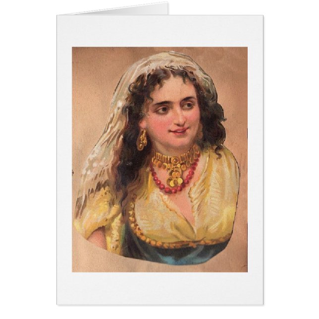 Beautiful Vintage Gypsy, Cards (Front)