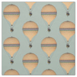 Beautiful Vintage Hot Air Balloons Fabric