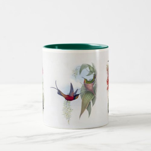 Beautiful Vintage Hummingbird Mug