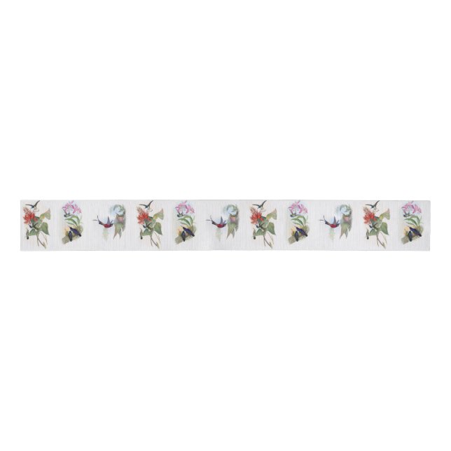 Beautiful Vintage Hummingbird Ribbon (Front)