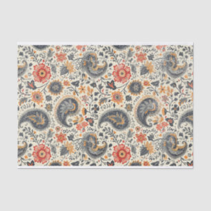 Beautiful Vintage Paisley Pattern Tissue Paper