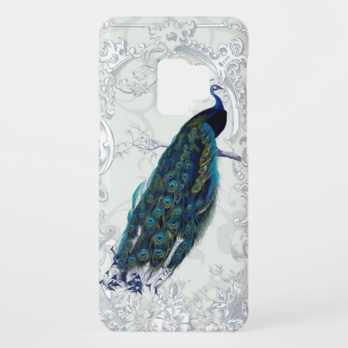 Beautiful vintage peacock art personalized Case_Mate samsung galaxy s9 case
