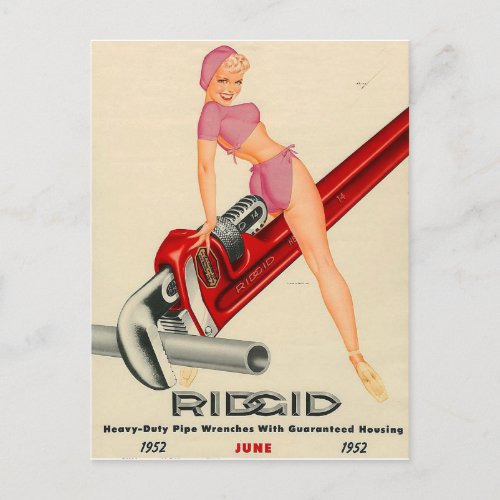 Beautiful  Vintage pin up girl art  postcard