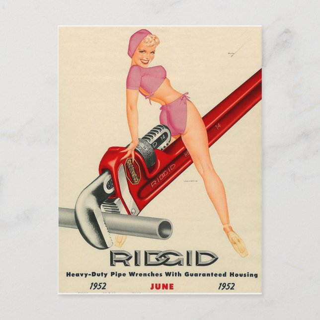 Beautiful  Vintage pin up girl art  postcard (Front)
