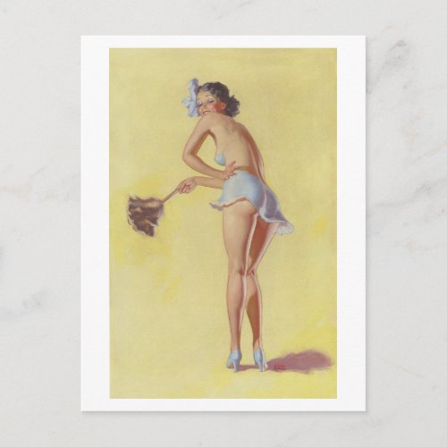 Beautiful  _ Vintage pin up girl _ Art Postcard