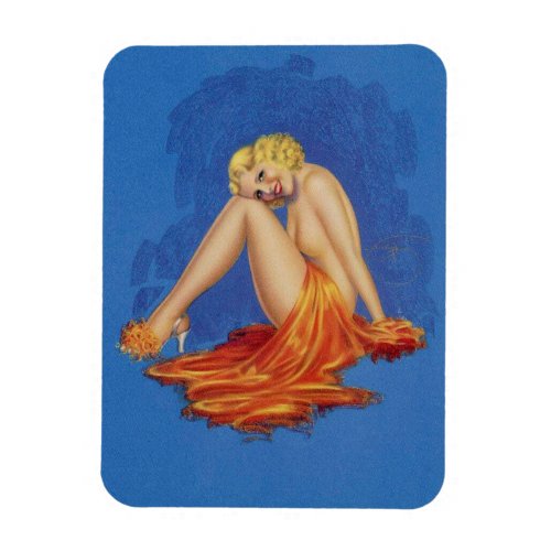 Beautiful Vintage Pin Up Girl Magnet