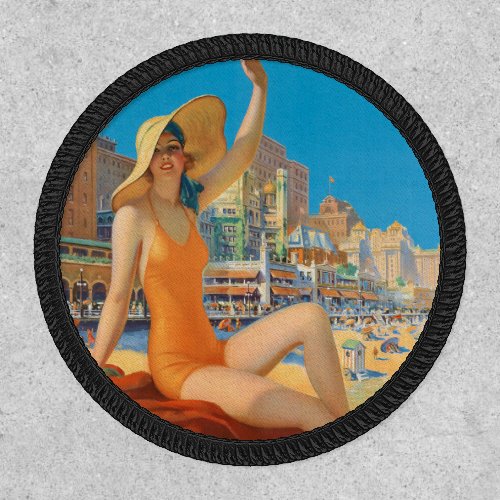 Beautiful Vintage Pin up girl  Patch