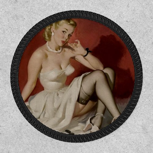 Beautiful Vintage Pin up girl  Patch