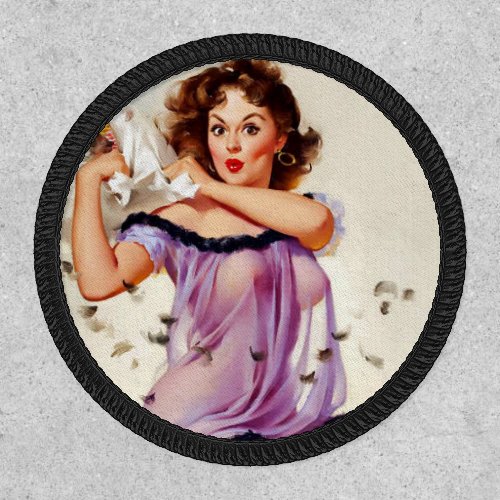 Beautiful Vintage Pin up girl  Patch