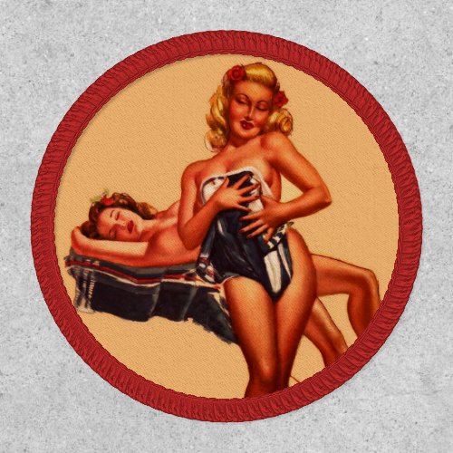 Beautiful Vintage Pin up girl  Patch