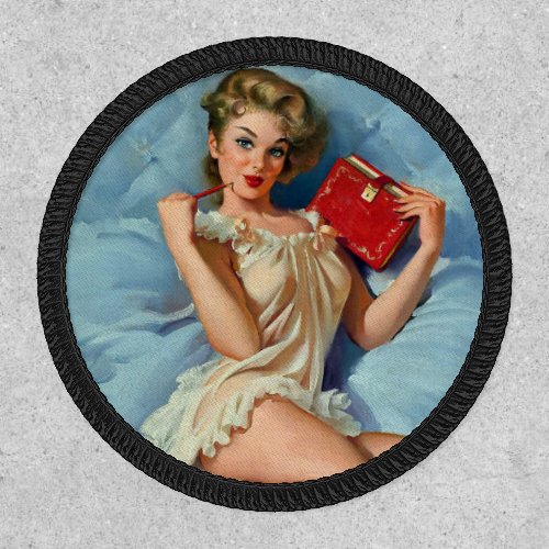 Beautiful Vintage Pin up girl  Patch