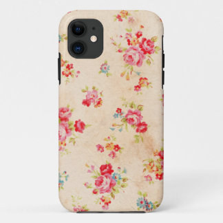 Beautiful vintage roses and other flowers iPhone 11 case