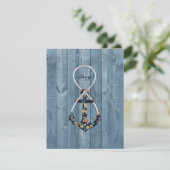 Beautiful vintage roses floral anchor infinity (Standing Front)